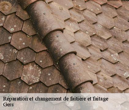 Réparation et changement de faitière et faitage 32 Gers GR Couverture 32