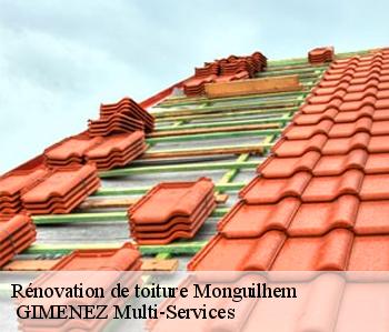Rénovation de toiture  monguilhem-32240  GIMENEZ Multi-Services
