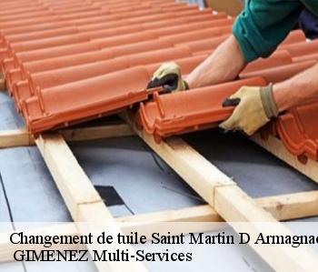 Changement de tuile  saint-martin-d-armagnac-32110  GIMENEZ Multi-Services
