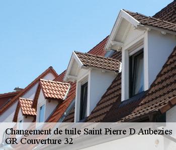 Changement de tuile saint-pierre-d-aubezies-32290 GR Couverture 32