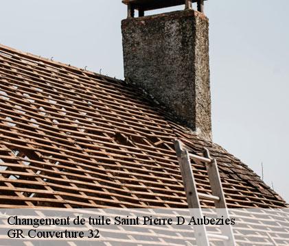 Changement de tuile saint-pierre-d-aubezies-32290 GR Couverture 32