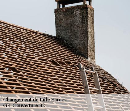 Changement de tuile sarcos-32420 GR Couverture 32