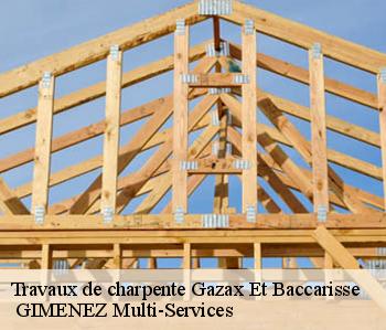 Travaux de charpente  gazax-et-baccarisse-32230  GIMENEZ Multi-Services