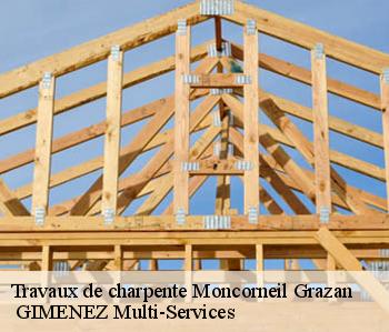 Travaux de charpente moncorneil-grazan-32260 GIMENEZ Multi-Services