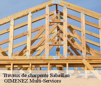 Travaux de charpente  sabaillan-32420  GIMENEZ Multi-Services