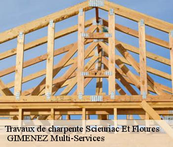 Travaux de charpente scieuriac-et-floures-32230 GIMENEZ Multi-Services