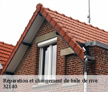 Réparation et changement de tuile de rive   32140