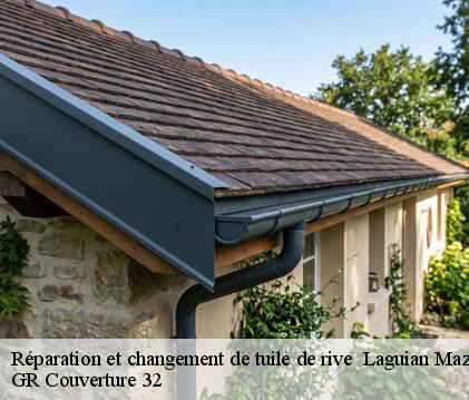 Réparation et changement de tuile de rive laguian-mazous-32170 GR Couverture 32