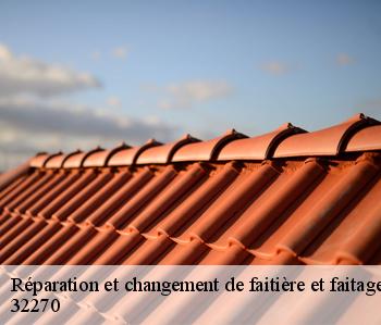 Réparation et changement de faitière et faitage 32270