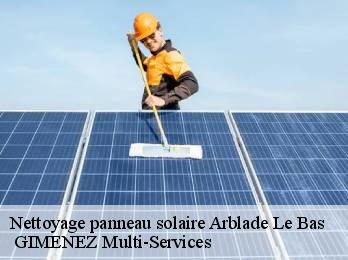 Nettoyage panneau solaire arblade-le-bas-32720 GIMENEZ Multi-Services