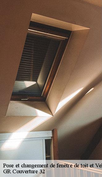 Pose et changement de fenêtre de toit et Velux  cassaigne-32100 GR Couverture 32