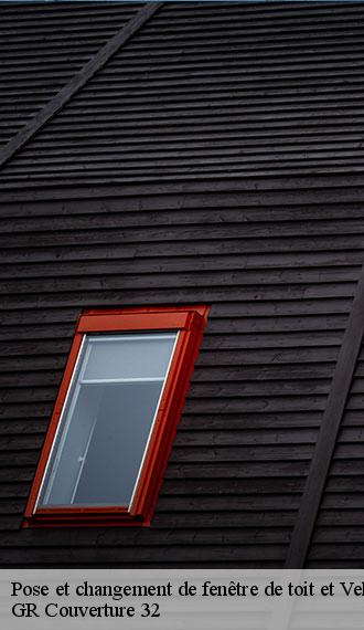 Pose et changement de fenêtre de toit et Velux  cassaigne-32100 GR Couverture 32