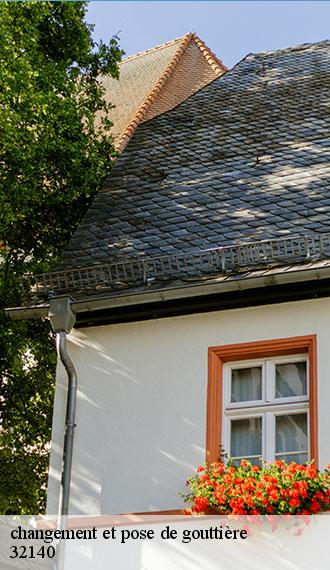 changement et pose de gouttière  mont-d-astarac-32140 GR Couverture 32